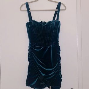 House of CB Green Yaz Dress Size Small